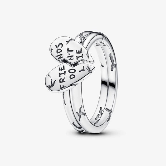 Sterling Silver Friends Don't Lie Splittable Ring